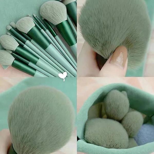 13 stk. Professionelle Makeupbørster Bløde Fluffy Skønhedsværktøj
