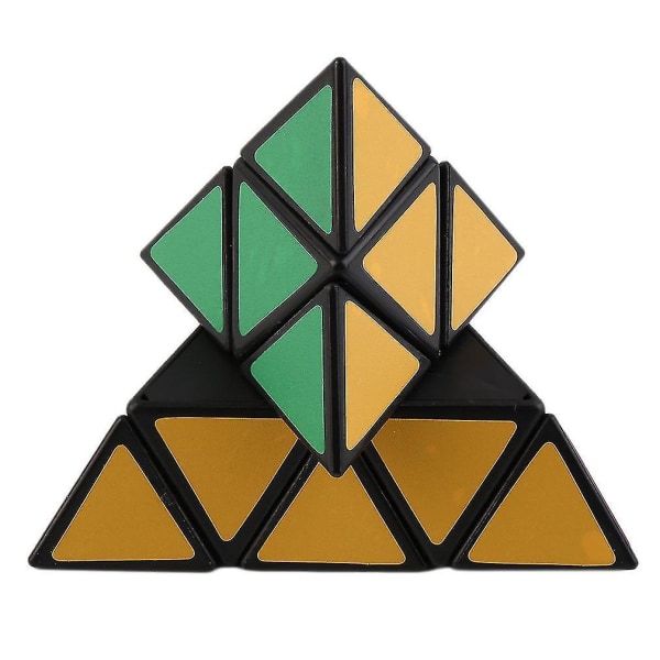 Pyramid Triangle Speed Magic Puzzle Legetøj Block Game Intelligence Communication