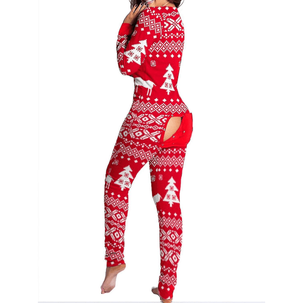 Venalisa Kvinnor Animal Pyjama Christmas Bodysuit