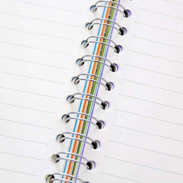 A5 Spiral Notebook, 6,3x8,2 tum Rosy Inbunden Spiral Notebook fodrad med avdelare