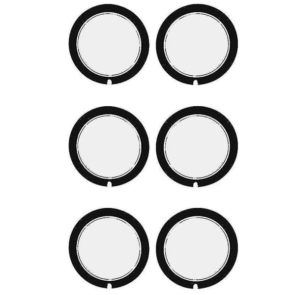 6x Lens Guards Kamerahus Sticky Protector Cover Kits Linsedeksel med lim for Insta 360 One X2