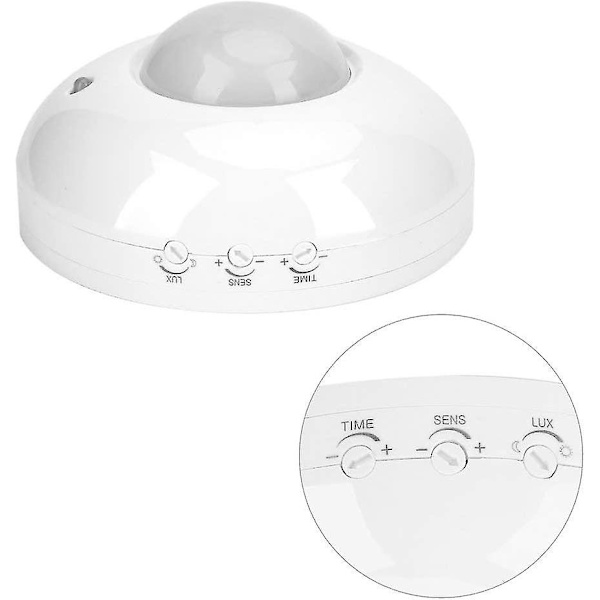 Bevegelsessensor Lys LED Taklamper Flush Mount Bryter