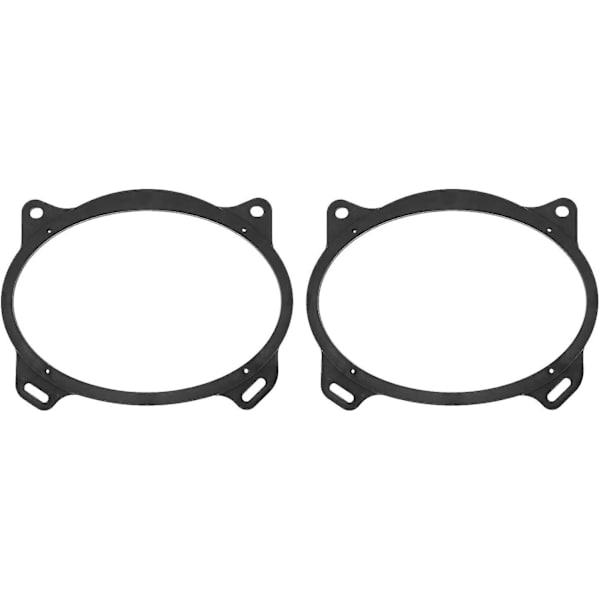 6x9 Takaluudan Kaiuttimien Sovittimen Välirenkaat Sopii Toyota Camry Corolla Yaris Solara (musta) (2 kpl)