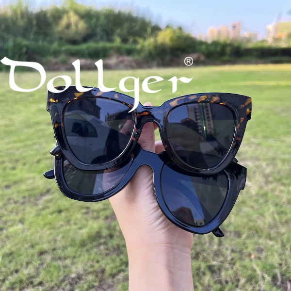 Solglasögon för kvinnor, solglasögon dam retro solglasögon trendiga för  damer, stor båge Oversized Sun 8cbf | Fyndiq