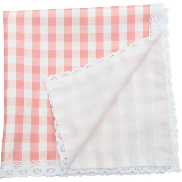 Litet Matbordsöverdrag Dekorativ Duk Mikrovågsugnsskydd 60cm Rosa Spets