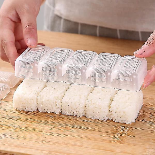 Trekantet Sushi, Risboldramme Madform 3-delt Sæt (1 Sæt Har En Stor Og En Lille)