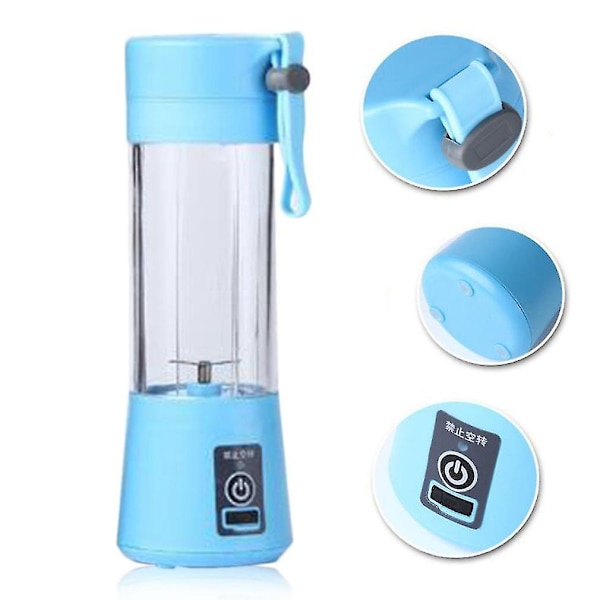 Mini Bärbar USB Elektrisk Fruktjuicer Smoothie Maker