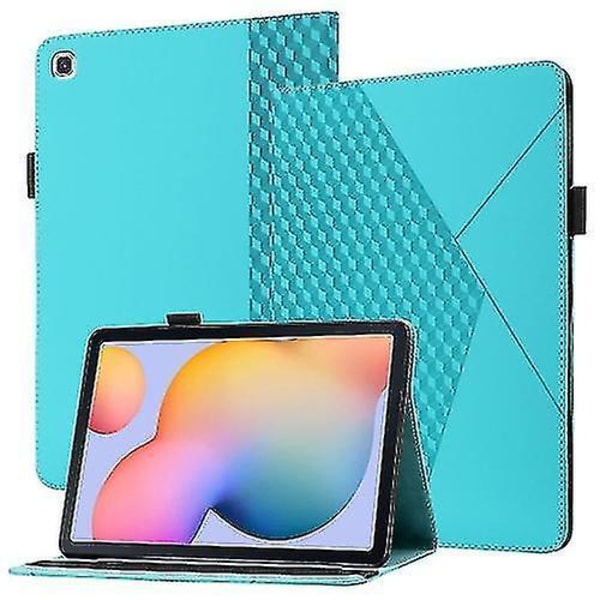 Galaxy Tab S6 Lite SM-P610 Rhombus-kuvioinen nahkainen kääntökansi