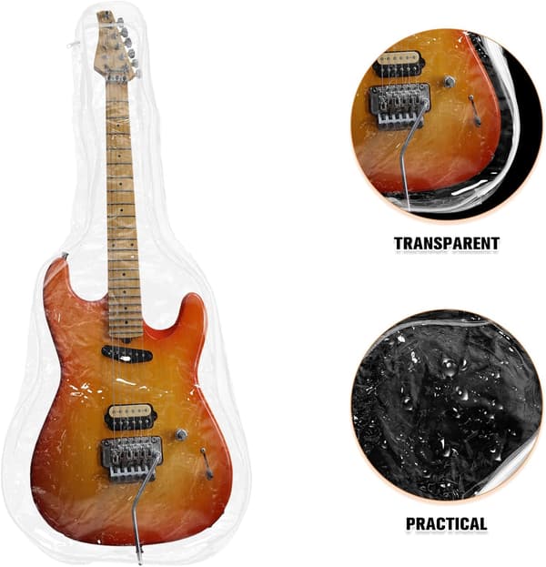 Elgitarrväska 1st Lättviktig PVC Elegant Snygg Professionell Gitarrskydd Långvarigt Skydd