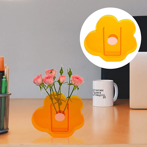 Akryyli Pilvi Muotoinen Kukkakulho Meikkisiveltimen Kynänpidike Elegantti Moderni Nykyaikainen Design Maljakko