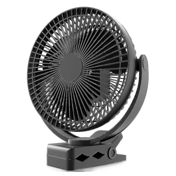 Opolar Portable Fan 10000mah Rechargeable Usb Desk Fan Small Mini Quiet Desktop Fan Compatible Office Home Bedroom,strong Airflow,black