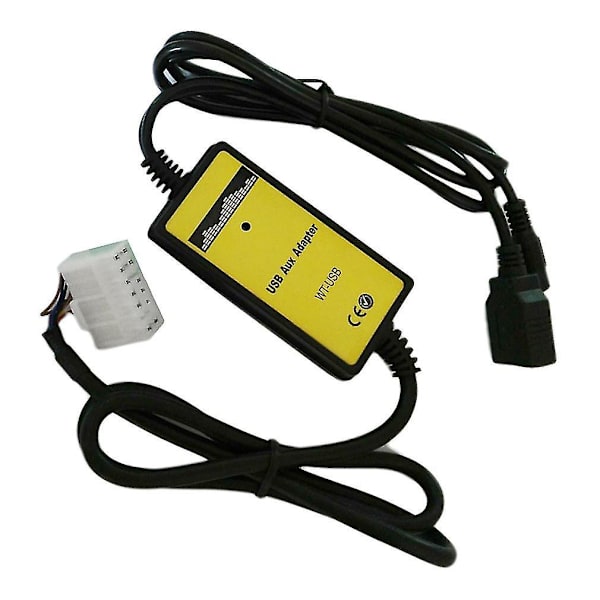 USB-interface til bil med Aux-indgang 5+7 til Toyota