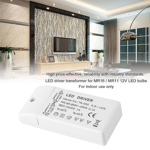 LED-drivrutstyrning Transformator 220v-240v Mr16 Mr11