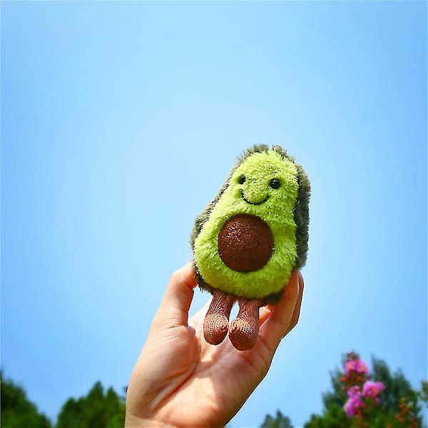 1 st. Nyckelring Frukter Fylld Plysch Leksak Fylld Dock Nyckelring Kudde Flicka Kawaii Väska Hänge