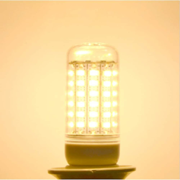 6 stk 15W LED Maispære 1350lm E14 E26 E27 56 LED