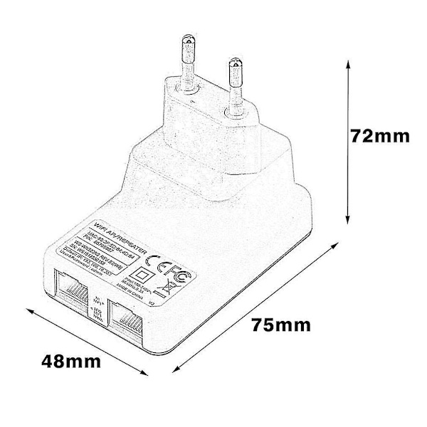 300 Mbps Trådløs-N Router AP Extender Bridge Booster Repeater