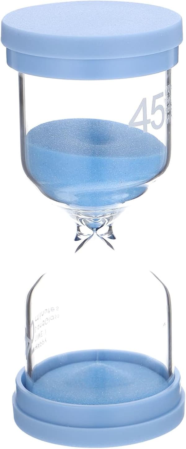 Husholdningssandtimer Delikat sandtimer Glass skrivebordsdekorasjon for bursdager og pynt