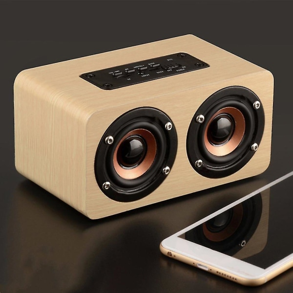 W5 High Definition doble trompeter Wood Bluetooth