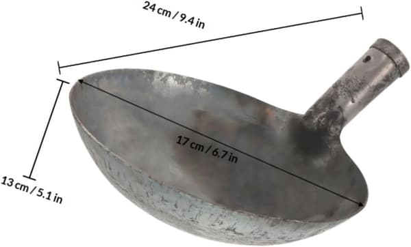 Ergonomisk jernvannøse for hjemme- og hagebruk, multifunksjonell solid vannskje