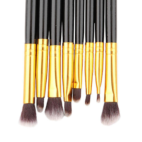 8 stk. Makeup Pensler Vinklede Eyeliner Smoked Bloom Sæt