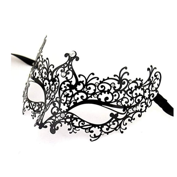 Maskerade Maske Til Kvinder Metal Venetian Cosplay Maskerade Maskerade Ball Fancy Party