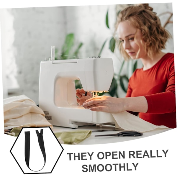 DIY Glidelåsdragere 10 stk TPU Enkelthode Glidelås for Jeans Bukser Utendørsutstyr