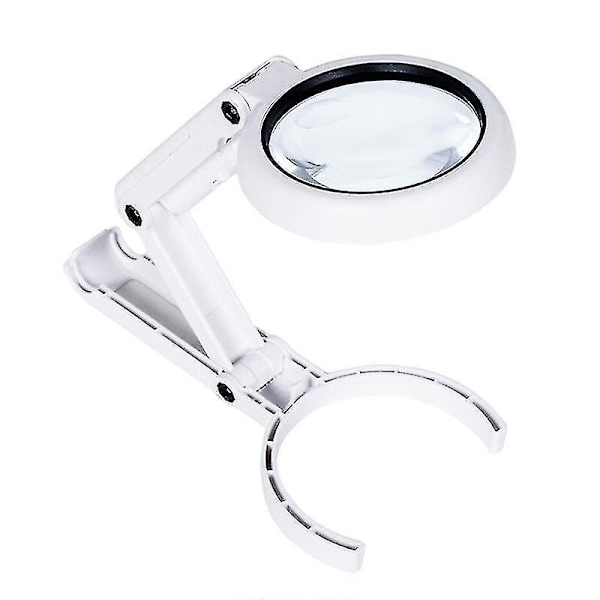 5x 11x Foldbar Lampe Lupe Håndholdt Forstørrelsesglass 8 LED
