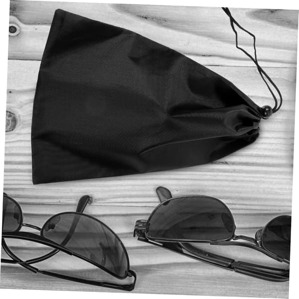 3 stk. snøreposer til opbevaring af solbriller, brillepose