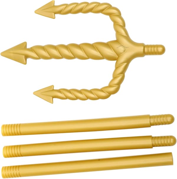 Halloween Devil Trident Tool Cosplay Prop Fake Pitch Fork for Party Demon Décor