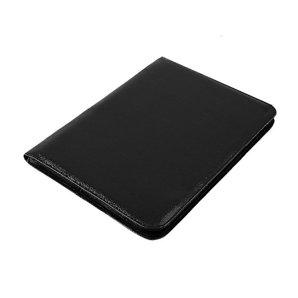 Fyldpen Rollerpen Sort PU Læder Lynlås Etui 48 Penne