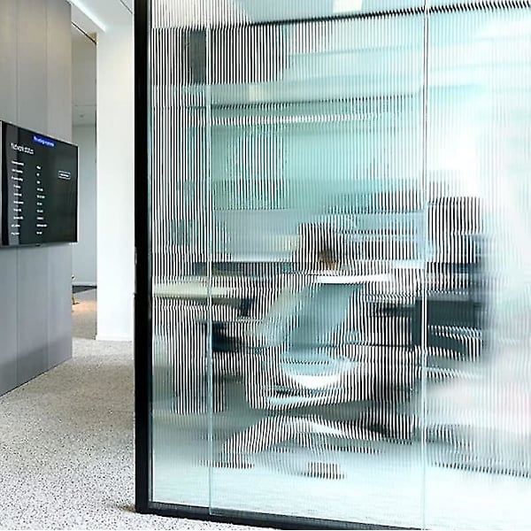 Stripe Vindusfolie Personvern, Vertikale Striper, 45x200cm