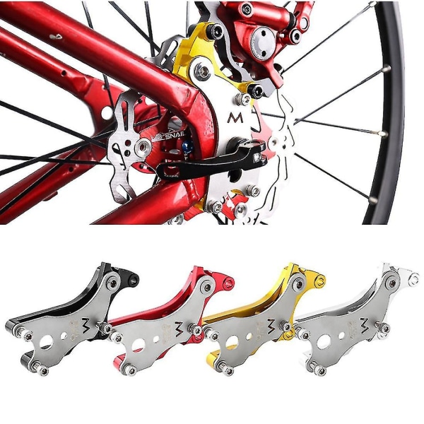 Cykel Skivebremse Adapter Vejcykel V-Bremse Til Skivebremse Konvertering Cykelbremsebeslag Holder Guld