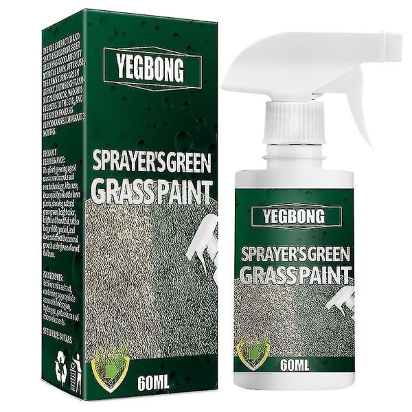 Grønt gressmalingspray Langvarig torvmaling Forbedrer flekkvis sovende gulende gress for gress-yuhao