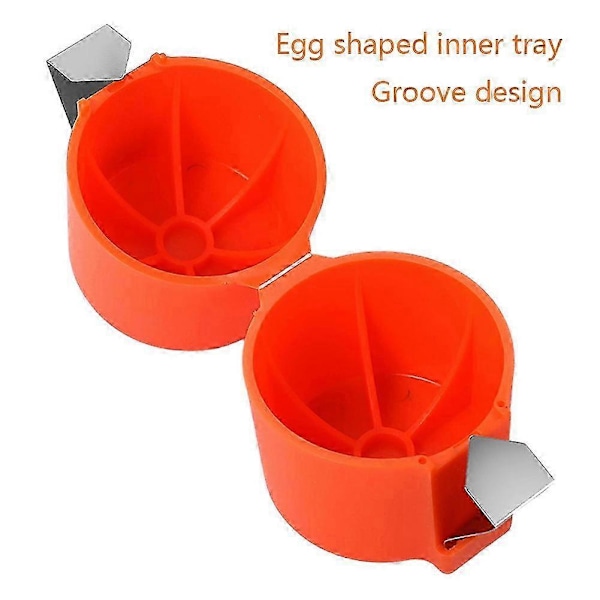 Lett Eggskallåpner - Enkelt å åpne egg for hjemmebaking Red