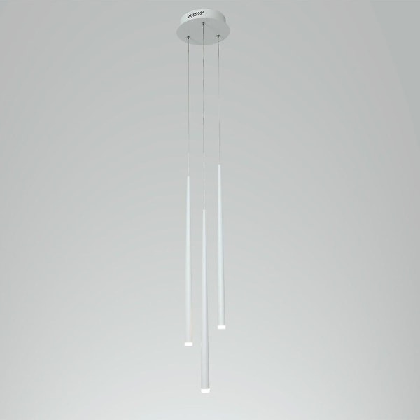 3-lyset 2,5 cm LED-lysklynge designpendellamper