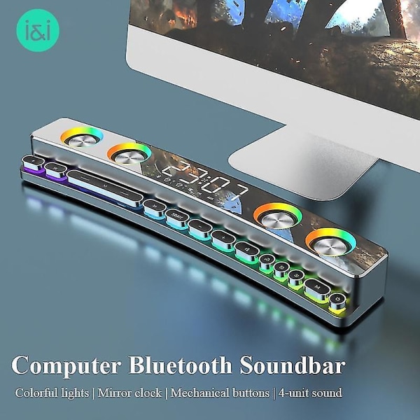 3600mAh Bluetooth Trådløs Spil Højttaler Soundbar USB