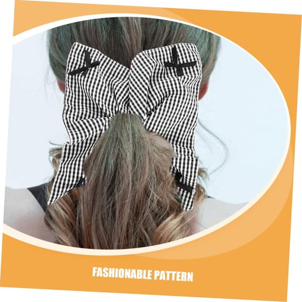 Store ternede sløjfe-hårscrunchies til kvinder, elastikker til elegante looks