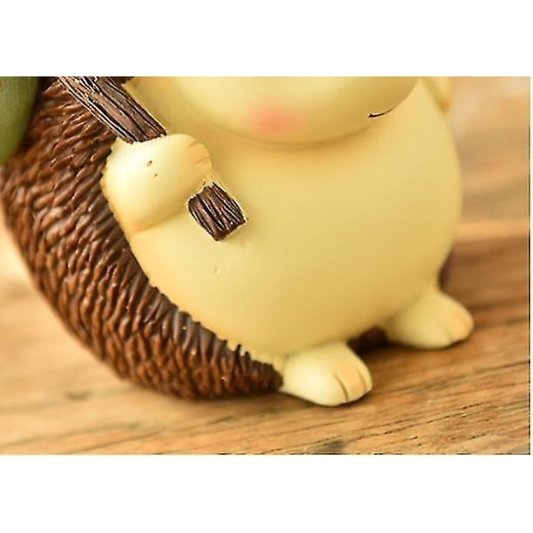 Creative Hedgehog Piggy Bank Dekoration Djurstatyer Gåvor