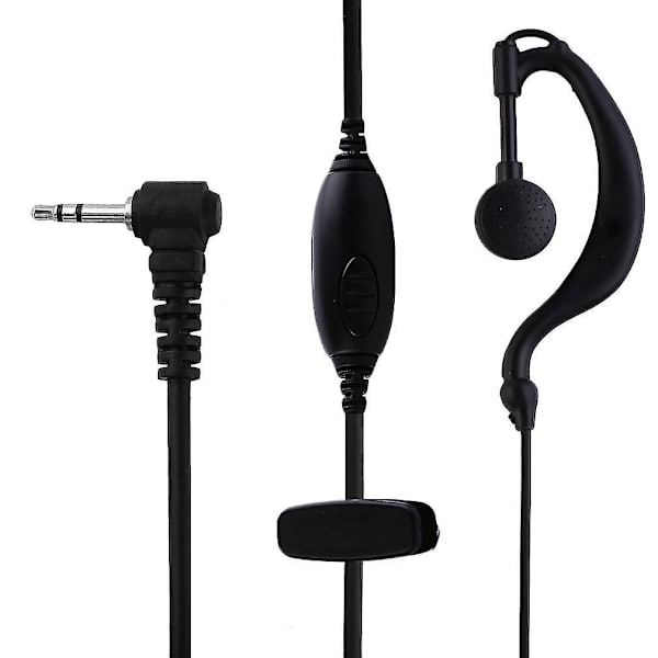 Ammattimainen 2,5 mm G-muotoinen klipsikorvanappi Motorola-radioille