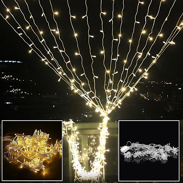 X 448LED Jule- og Bryllupsgardinlysstrenger