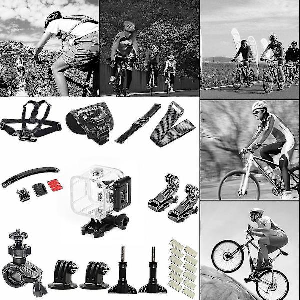 18 osaa monitoiminen action-urheilukameroiden setti Go Pro -paketti
