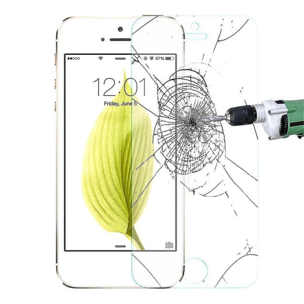 Nano eksplosionssikker glasbeskytter til iPhone 5s