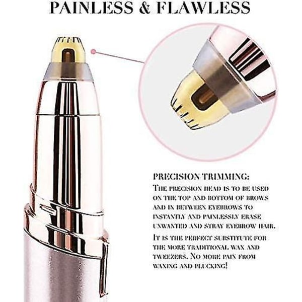 Øjenbryn Shaper til Kvinder, Flawless Øjenbryn Hår Fjernelse, Smertefri Øjenbryn Trimmer, Øjenbryn Razor