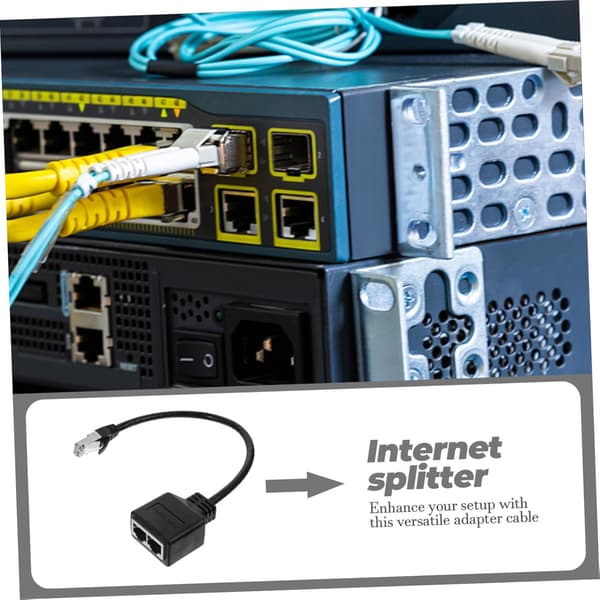 Netværks Splitter Adapter Ethernet Splitter Ethernet Splitter Internet Splitter