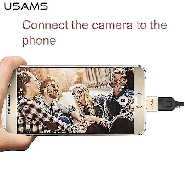 Us-sj009 Lille Micro USB til USB Adapter 2.0 Konverter Telefon