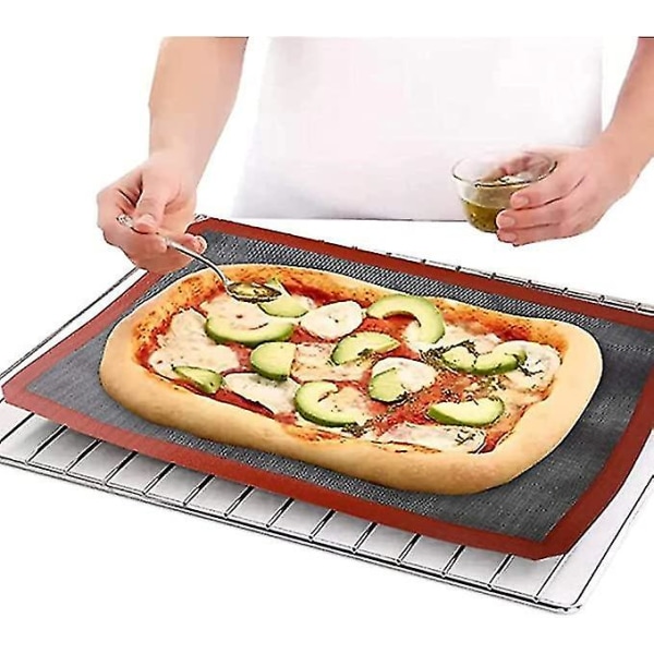 Mikroperforeret Bagemåtte Non-stick Genanvendelig Bagebakke