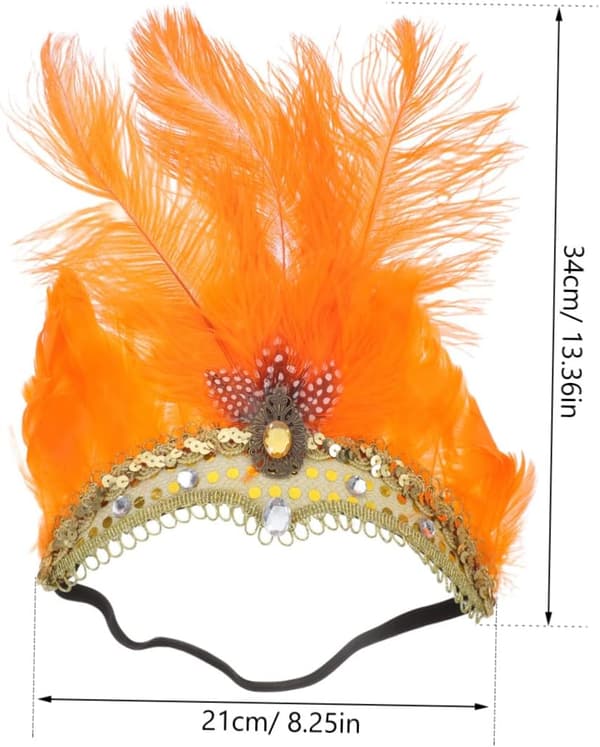 Hodeplagg Scene Hårbånd for kvinner Håndlaget Rhinestone Karneval Hodeplagg