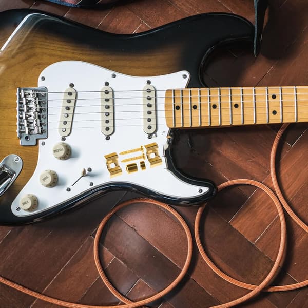 Elgitarr stränghållare 5 st med monteringsskruvar rullsträngsträd basdelar