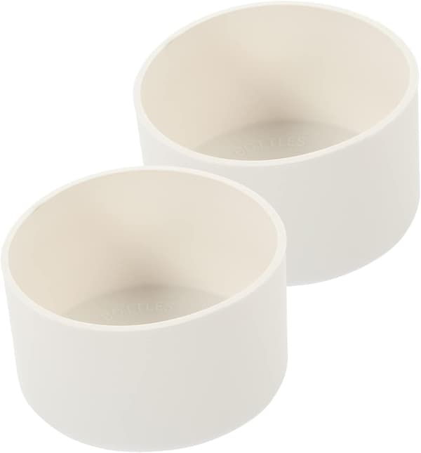 2-pack silikon halkfri flaskhylsa för 12-24 oz glasvattenflaskor