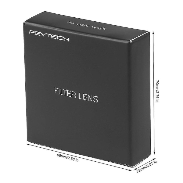 PGYTECH 1st objektivfilter HD ND16 Gopro Hero 5 Box